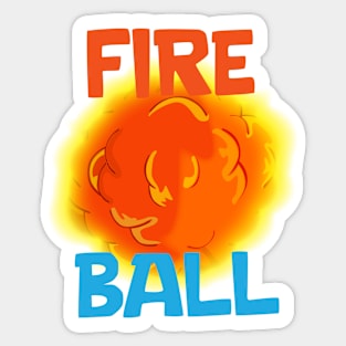 FireBall Sticker